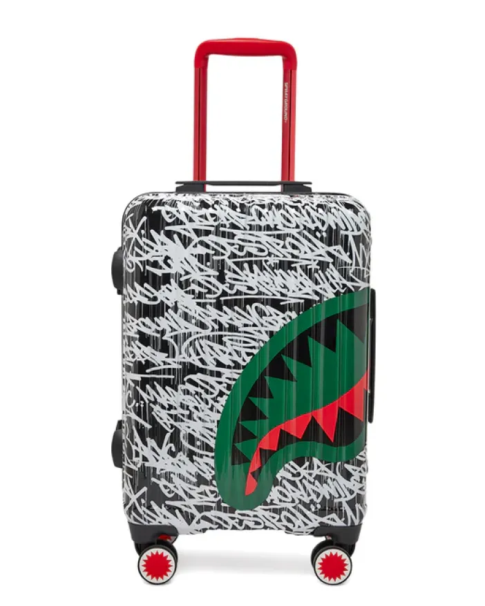 NIGHT NIGHT SHARKNAUTICS HARDSHELL CARRY-ON LUGGAGE>SPRAYGROUND New