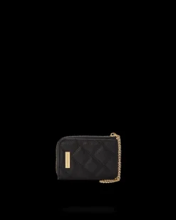 NOIR QUILT GOLD CHAIN SHARK WALLET>SPRAYGROUND Discount
