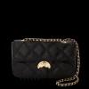 NOIR QUILT GOLD CHAIN SHARK HANDBAG>SPRAYGROUND