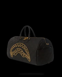 NOIR QUILT GOLD CHAIN SHARK DUFFLE><noscript><img width=