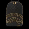 NOIR QUILT GOLD CHAIN SHARK BACKPACK (DLXV)>SPRAYGROUND New