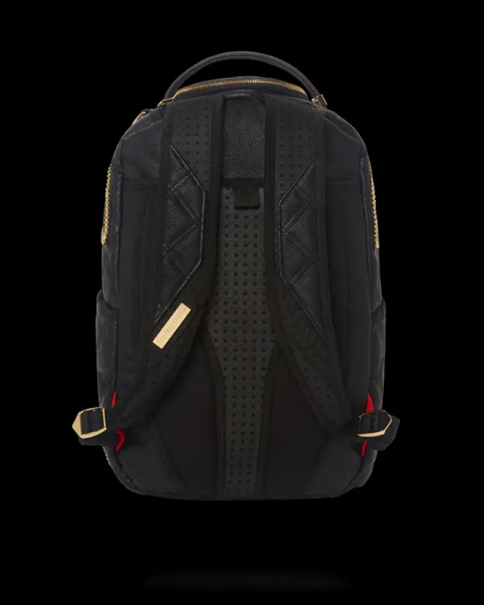 NOIR QUILT GOLD CHAIN SHARK BACKPACK (DLXV)>SPRAYGROUND New