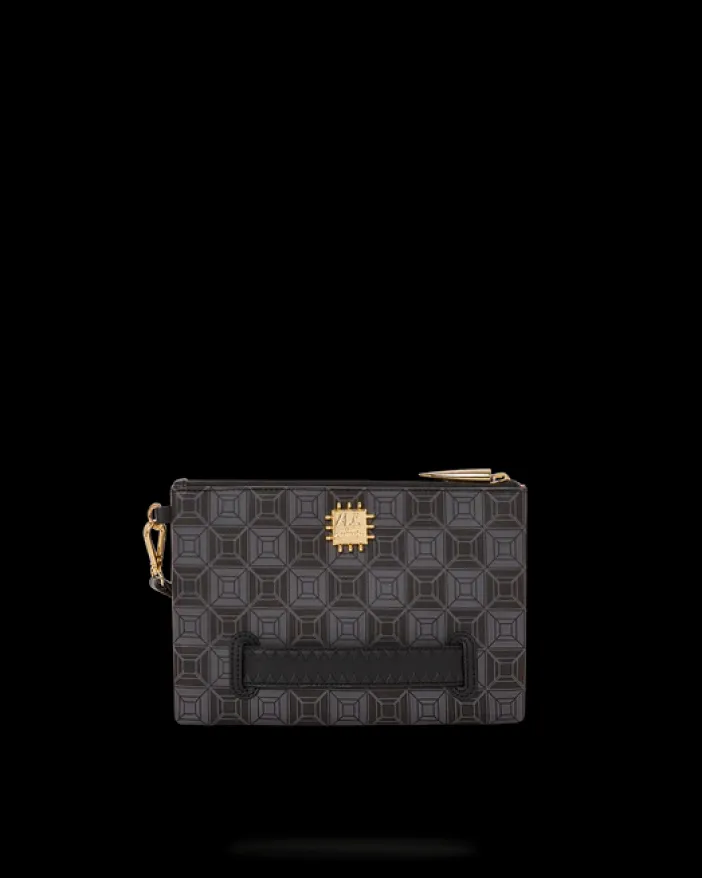 OBSIDIAN STUNNER A.i.6 SANDFLOWER COLLAB CROSSOVER CLUTCH>SPRAYGROUND Best
