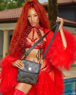 OBSIDIAN STUNNER A.i.6 SANDFLOWER COLLAB LARGE SLING>SPRAYGROUND New