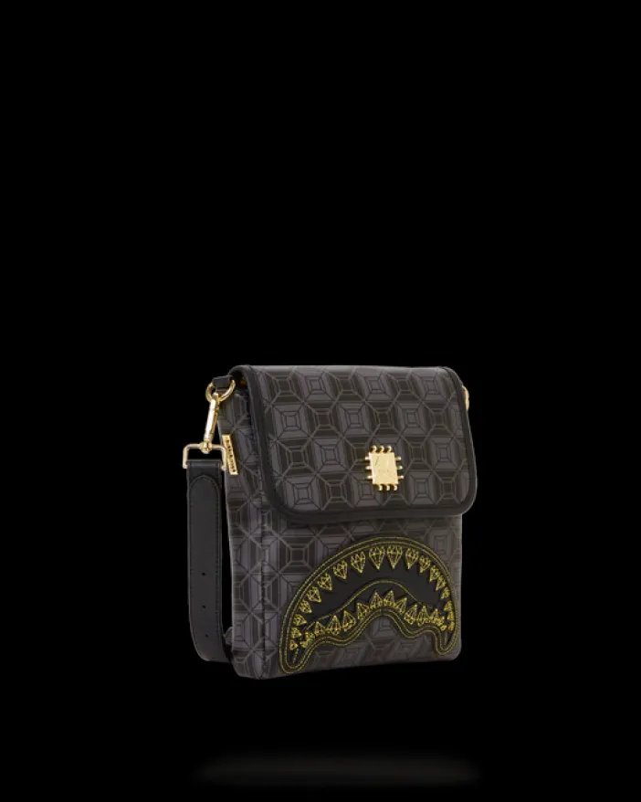 OBSIDIAN STUNNER A.i.6 SANDFLOWER COLLAB LARGE SLING>SPRAYGROUND New
