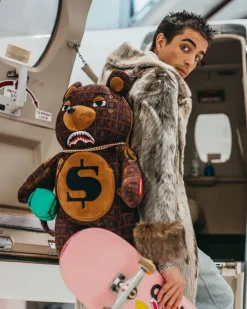OFFENDED MONEYBEAR TEDDYBEAR BACKPACK>SPRAYGROUND New