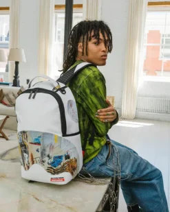 OFFICIAL BASQUIAT ACQUE PERICOLOSE 1981 BACKPACK (DLXV)>SPRAYGROUND Hot