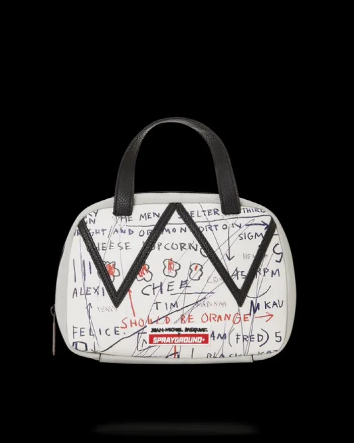 OFFICIAL BASQUIAT UNTITLED (CHEESE POPCORN) 1983 HANDBAG>SPRAYGROUND Hot
