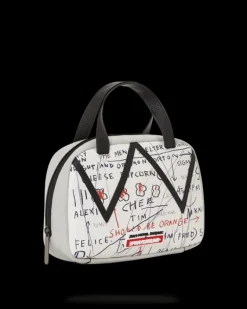 OFFICIAL BASQUIAT UNTITLED (CHEESE POPCORN) 1983 HANDBAG><noscript><img width=