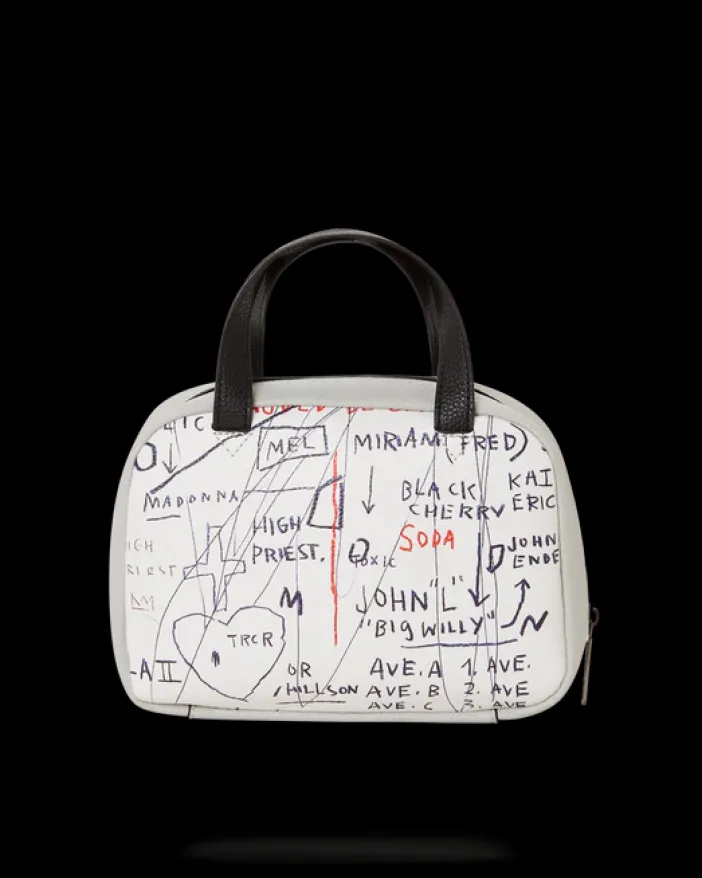 OFFICIAL BASQUIAT UNTITLED (CHEESE POPCORN) 1983 HANDBAG>SPRAYGROUND Hot