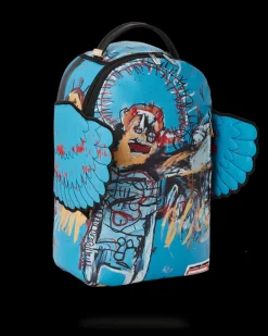 OFFICIAL BASQUIAT UNTITLED (FALLEN ANGEL) 1981 WING BACKPACK (DLXV)><noscript><img width=