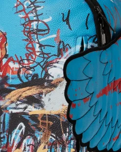 OFFICIAL BASQUIAT UNTITLED (FALLEN ANGEL) 1981 WING BACKPACK (DLXV)><noscript><img width=