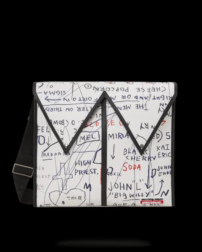 OFFICIAL BASQUIAT UNTITLED (CHEESE POPCORN) 1983 SLING MESSENGER>SPRAYGROUND Sale