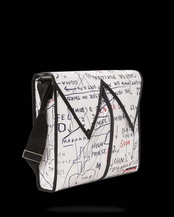 OFFICIAL BASQUIAT UNTITLED (CHEESE POPCORN) 1983 SLING MESSENGER>SPRAYGROUND Sale