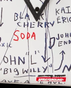 OFFICIAL BASQUIAT UNTITLED (CHEESE POPCORN) 1983 SLING MESSENGER><noscript><img width=