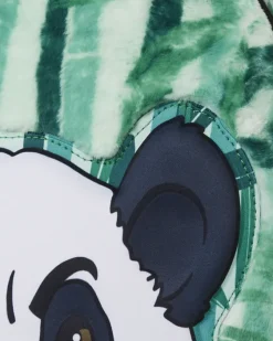 PANDA COZY VELOUR FUR BACKPACK><noscript><img width=