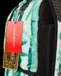 PANDA COZY VELOUR FUR BACKPACK><noscript><img width=