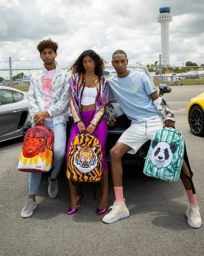 PANDA COZY VELOUR FUR BACKPACK>SPRAYGROUND Hot