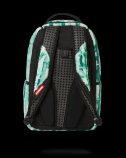 PANDA COZY VELOUR FUR BACKPACK><noscript><img width=