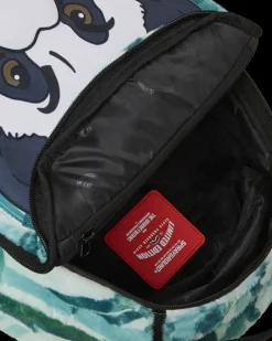 PANDA COZY VELOUR FUR BACKPACK><noscript><img width=
