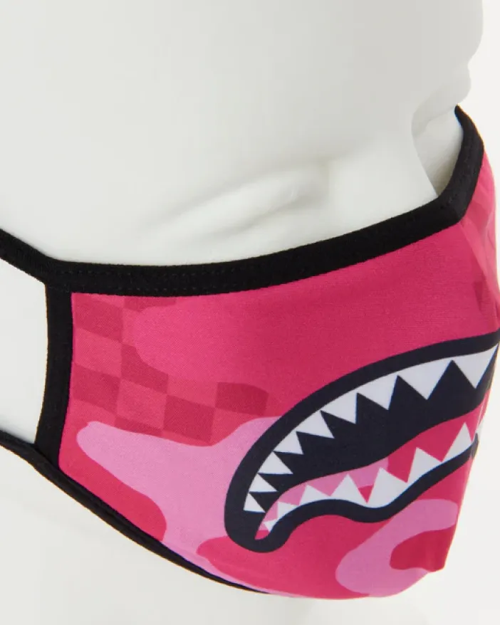 PINK ANIME SHARK FORM-FITTING MASK>SPRAYGROUND Sale