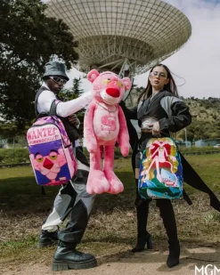 PINK PANTHER HEAVY LIES THE CROWN BACKPACK><noscript><img width=