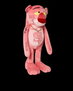 PINK PANTHER UP TO NO GOOD TEDDY BEAR BACKPACK><noscript><img width=