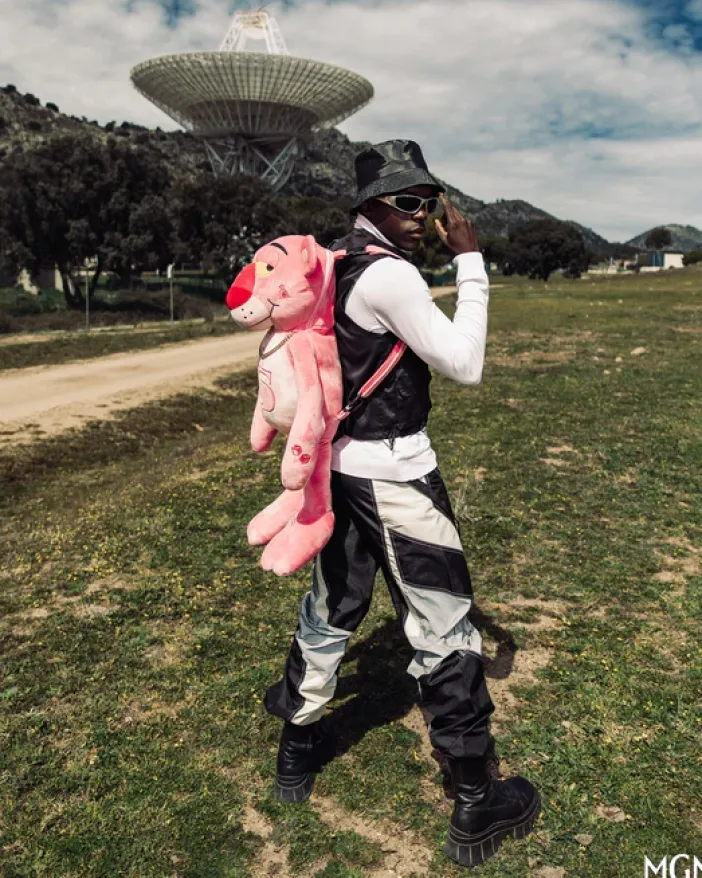PINK PANTHER UP TO NO GOOD TEDDY BEAR BACKPACK>SPRAYGROUND Clearance