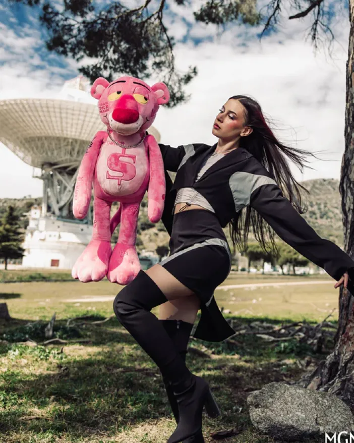 PINK PANTHER UP TO NO GOOD TEDDY BEAR BACKPACK>SPRAYGROUND Clearance