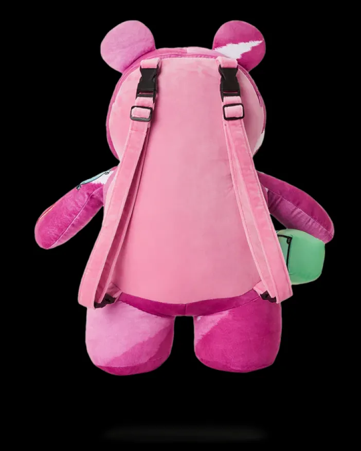 PINK PUNK MONEYBEAR TEDDYBEAR BACKPACK>SPRAYGROUND Clearance