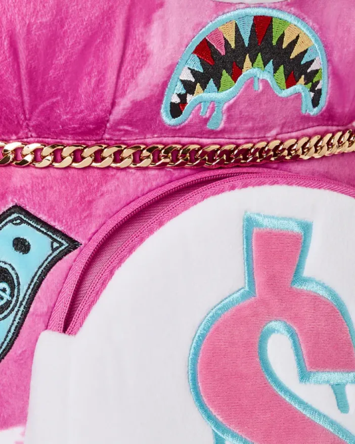 PINK PUNK MONEYBEAR TEDDYBEAR BACKPACK>SPRAYGROUND Clearance