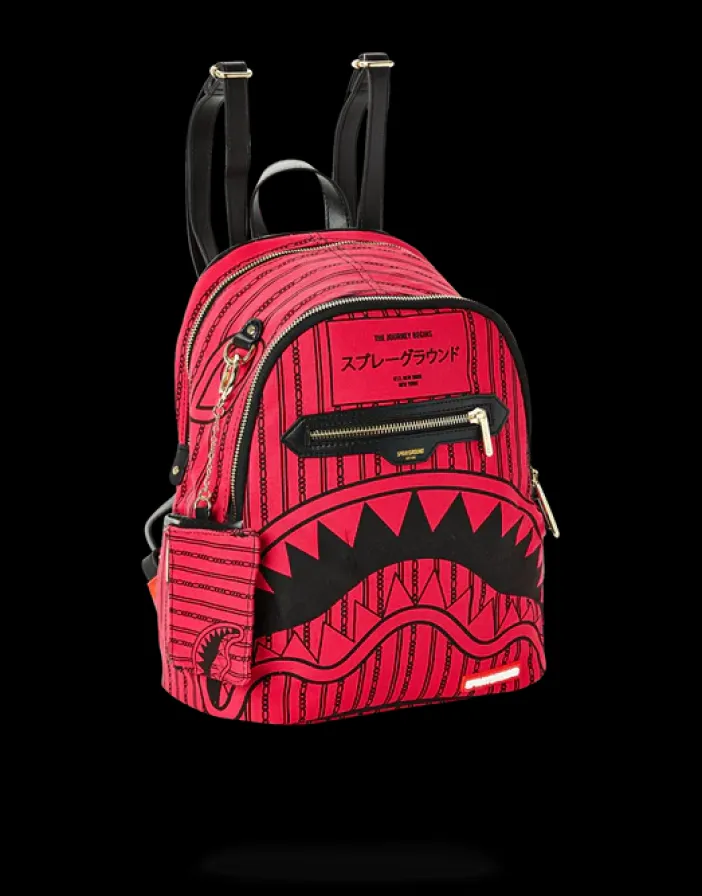 PINK REVERSE SHARKS IN PARIS SAVAGE>SPRAYGROUND