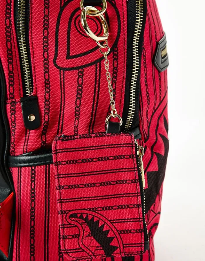 PINK REVERSE SHARKS IN PARIS SAVAGE>SPRAYGROUND