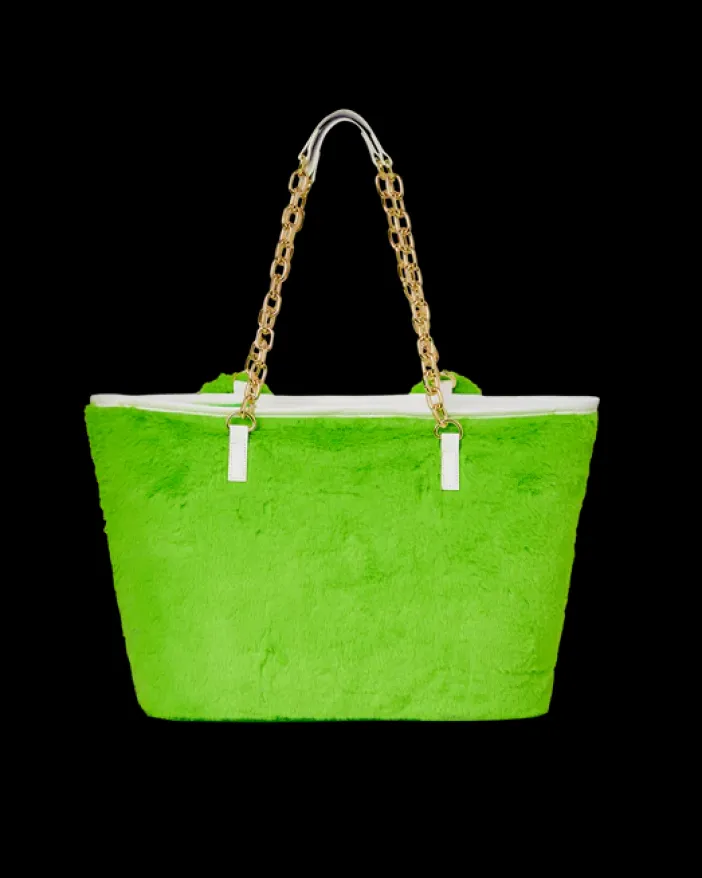 PLUSH MONEYBEAR TOTE (GREEN)>SPRAYGROUND Clearance