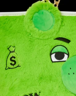 PLUSH MONEYBEAR TOTE (GREEN)><noscript><img width=