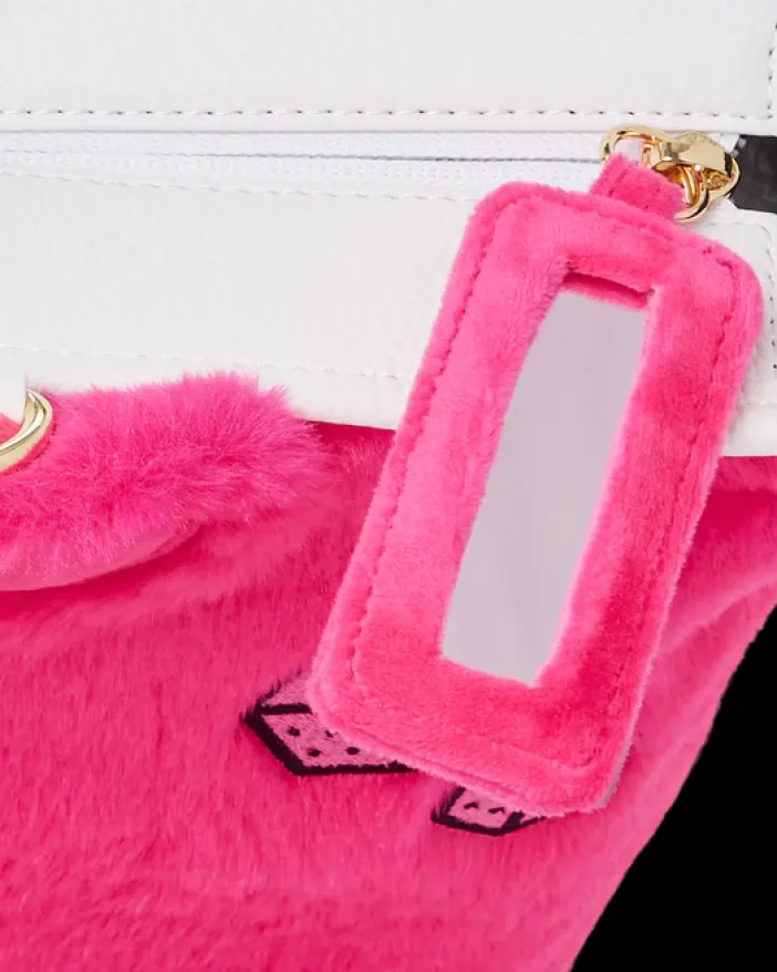 PLUSH MONEYBEAR TOTE (PINK)>SPRAYGROUND Hot