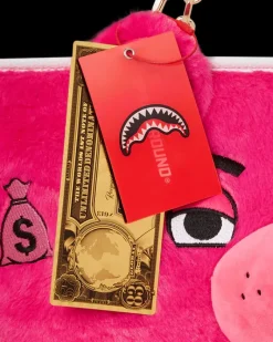 PLUSH MONEYBEAR TOTE (PINK)><noscript><img width=
