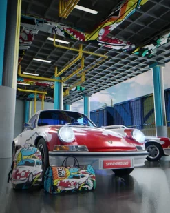 PORSCHE 1972 COLLAB BACKPACK (ONLY 1,1911 UNITS MADE)><noscript><img width=
