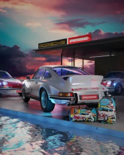 PORSCHE 1972 COLLAB DUFFLE (ONLY 1,911 UNITS MADE)><noscript><img width=