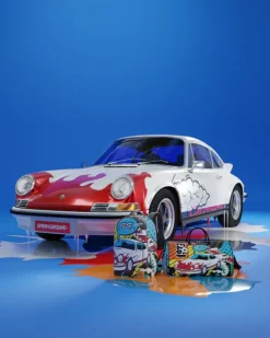 PORSCHE 1972 COLLAB DUFFLE (ONLY 1,911 UNITS MADE)><noscript><img width=