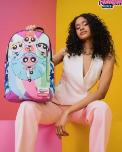 POWER PUFF GIRLS MONSTER SHARK BACKPACK><noscript><img width=
