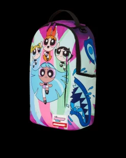 POWER PUFF GIRLS MONSTER SHARK BACKPACK><noscript><img width=