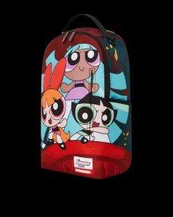 POWERPUFF GIRLS NEVER BACK DOWN BACKPACK><noscript><img width=