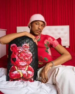 QUILT HAND PAINTED DIABLO BEAR BACKPACK (DLXV)>SPRAYGROUND Hot