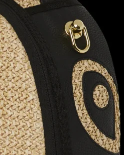 RAFFIA PALM BACKPACK><noscript><img width=