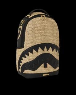 RAFFIA PALM BACKPACK><noscript><img width=