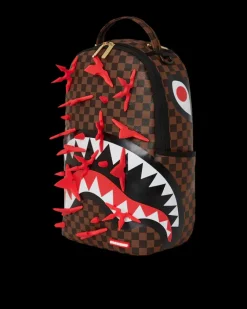 REAL 3D NINJA STARS SMASHED BACKPACK (DLXV)><noscript><img width=