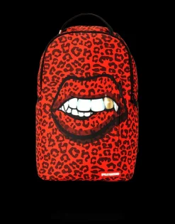 RED LEOPARD LIPS>SPRAYGROUND Clearance