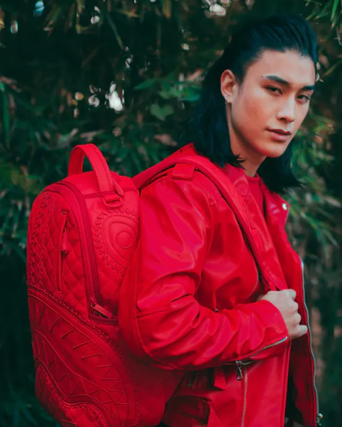 RED RIVIERA BACKPACK (DLXV)>SPRAYGROUND