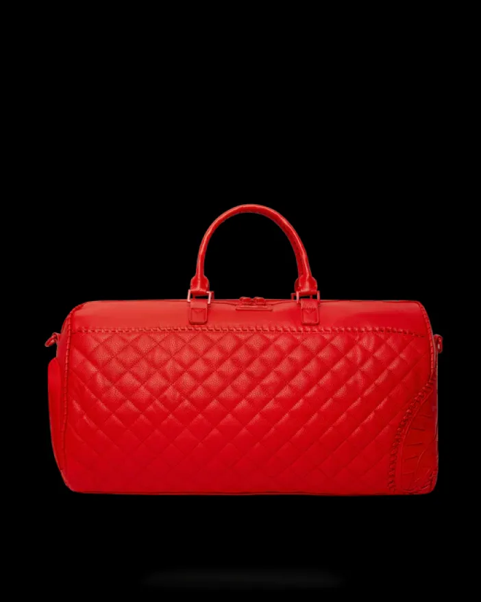 RED RIVIERA EMPEROR DUFFLE>SPRAYGROUND